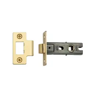 YKTL2N-SB M&period;Marcus York Tubular Latch 2 &half;" Satin Brass Finish