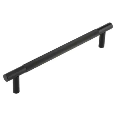Click Here To Enlarge This Photo Of JV1803MB Frelan Hardware Jedo 'Venice' Linear 300mm x 19mm Pull Handle - Matt Black &lpar;Bolt Through Fixing&rpar;