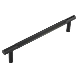 JV1803MB Frelan Hardware Jedo 'Venice' Linear 300mm x 19mm Pull Handle - Matt Black &lpar;Bolt Through Fixing&rpar;