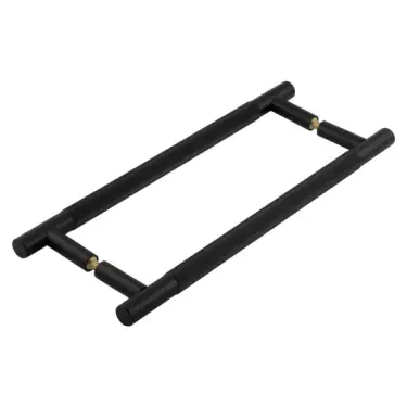 Click Here To Enlarge This Photo Of JV1803MBB2B Frelan Hardware Jedo 'Venice' Linear 300mm x 19mm Pull Handles - Matt Black &lpar;Back to Back Pair&rpar;