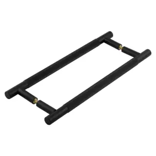JV1803MBB2B Frelan Hardware Jedo 'Venice' Linear 300mm x 19mm Pull Handles - Matt Black &lpar;Back to Back Pair&rpar;