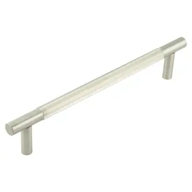 Click Here To Enlarge This Photo Of JV1803SNFF Frelan Hardware Jedo 'Venice' Linear 300mm x 19mm Pull Handle - Satin Nickel &lpar;Secret Fixing&rpar;