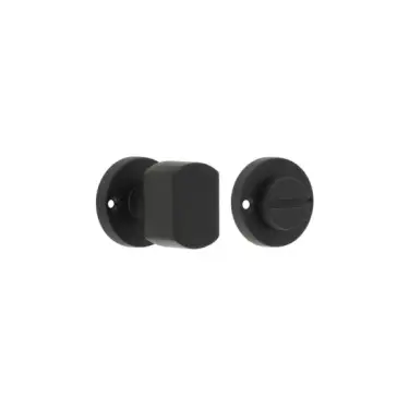 Click Here To Enlarge This Photo Of JV813MB Frelan Hardware Jedo Contemporary Black Turn & Release for Mortice Knobs