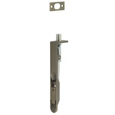 Click Here To Enlarge This Photo Of JSS50RAB Frelan Hardware Antique Brass &lpar;SS&rpar; Lever Action Flush Bolt 150mm x 20mm Radius Forend