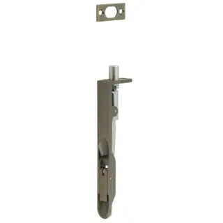 JSS50RAB Frelan Hardware Antique Brass &lpar;SS&rpar; Lever Action Flush Bolt 150mm x 20mm Radius Forend