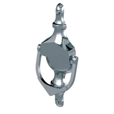 Click Here To Enlarge This Photo Of RH&period;DK&period;PNP - Rutland FRONTIER Collection Door Knocker Urn Style - Polished Nickel Plated