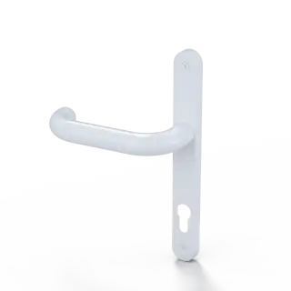 RH&period;RLB&period;WH - Rutland FRONTIER Collection 92mm Multipoint Lock Handle &lpar;SS304&rpar; White Powder Coated