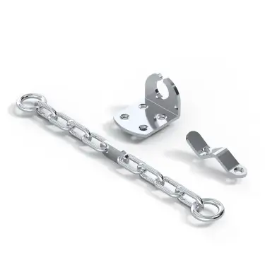 Click Here To Enlarge This Photo Of RH&period;SC&period;PNP - Rutland FRONTIER Collection TS003 Security Door Chain - Polished Nickel Plated