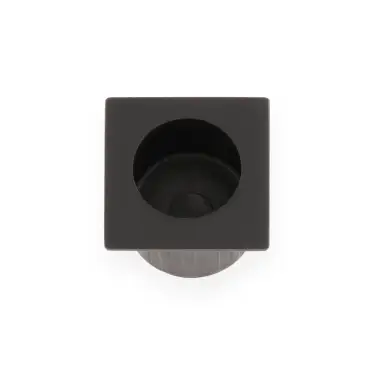 Click Here To Enlarge This Photo Of AW993DBZPVD - Alexander & Wilks Sliding Door Finger Edge Pull &lpar;Square&rpar;  - Dark Bronze PVD