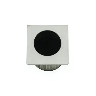 Click Here To Enlarge This Photo Of AW993SN - Alexander & Wilks Sliding Door Finger Edge Pull &lpar;Square&rpar;  - Satin Nickel