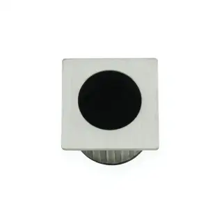 AW993SN - Alexander & Wilks Sliding Door Finger Edge Pull &lpar;Square&rpar;  - Satin Nickel