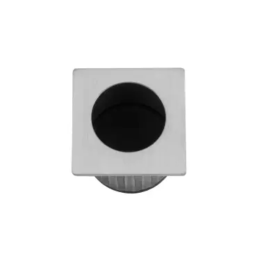 Click Here To Enlarge This Photo Of AW993SC - Alexander & Wilks Sliding Door Finger Edge Pull &lpar;Square&rpar;  - Satin Chrome