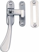 V1003 MP&sol;HP-SC Heritage Brass Casement Window Fastener Spoon Pattern Satin Chrome Finish