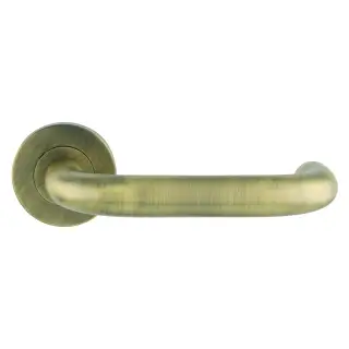 CSL1190AB - Carlisle Brass Eurospec 19mm Safety Lever on Round Rose &lpar;G304&rpar; Antique Brass