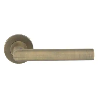 CSL1192AB - Carlisle Brass Eurospec 19mm Mitred Lever on Round Rose &lpar;G304&rpar; Antique Brass