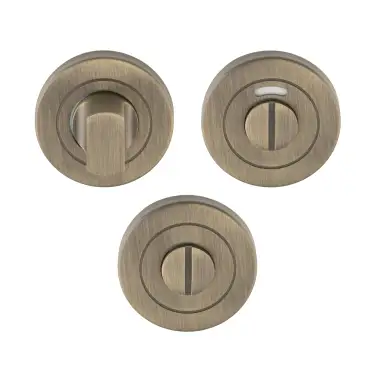 Click Here To Enlarge This Photo Of CST1015AB - Carlisle Brass Eurospec Thumbturn & Release with&sol;without Indicator Antique Brass