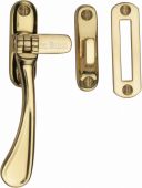 V1003 MP&sol;HP-PB Heritage Brass Casement Window Fastener Spoon Pattern Polished Brass Finish