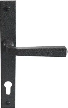 Click Here To Enlarge This Photo Of CB702001 - Mila Heritage Multipoint Door Handle 92mm c&sol;c &lpar;211mm screw centres&rpar; - Heritage Pewter