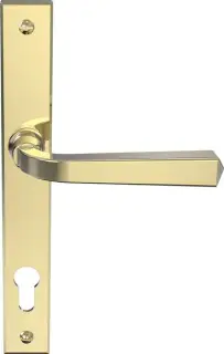 CB702005 - Mila Heritage Multipoint Door Handle 92mm c&sol;c &lpar;211mm screw centres&rpar; - Polished Gold