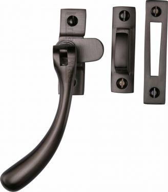 Click Here To Enlarge This Photo Of V1008 MP&sol;HP-MB Heritage Brass Casement Window Fastener Ball Design Matt Bronze Finish