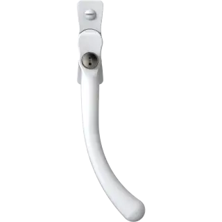 CB700602 - Mila Heritage Pear Drop Window Espag Handle &lpar;Right Hand&rpar; - White
