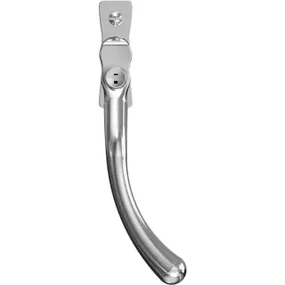 CB700632 - Mila Heritage Pear Drop Window Espag Handle &lpar;Right Hand&rpar; - Polished Chrome