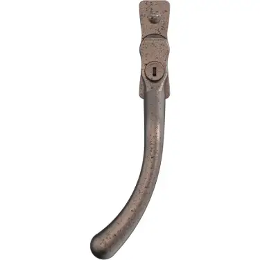 Click Here To Enlarge This Photo Of CB700723 - Mila Heritage Pear Drop Window Espag Handle &lpar;Left Hand&rpar; - Pewter Patina