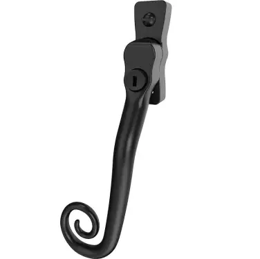 Click Here To Enlarge This Photo Of CB700073 - Mila Heritage Monkey Tail Window Espag Handle &lpar;Left Hand&rpar; - Matt Black