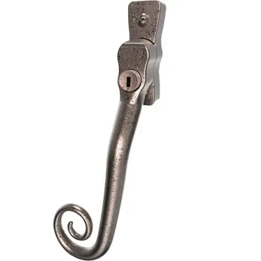 Click Here To Enlarge This Photo Of CB700223 - Mila Heritage Monkey Tail Window Espag Handle &lpar;Left Hand&rpar; - Pewter Patina