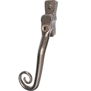 CB700223 - Mila Heritage Monkey Tail Window Espag Handle &lpar;Left Hand&rpar; - Pewter Patina