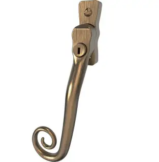 CB700253 - Mila Heritage Monkey Tail Window Espag Handle &lpar;Left Hand&rpar; - Antique Bronze