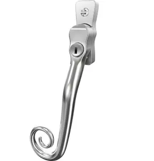 CB700193 - Mila Heritage Monkey Tail Window Espag Handle &lpar;Left Hand&rpar; - Smooth Satin