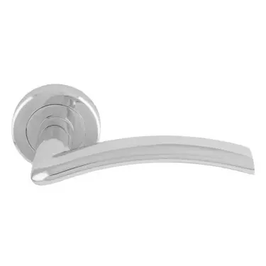 Click Here To Enlarge This Photo Of SZR030CP - Carlisle Brass Serozzetta 'Trenta' Lever on Rose - Polished Chrome