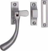V1008 MP&sol;HP-SC Heritage Brass Casement Window Fastener Ball Design Satin Chrome Finish
