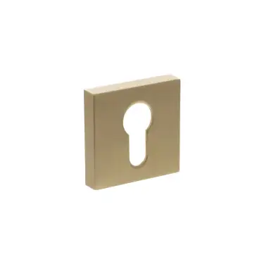 Click Here To Enlarge This Photo Of Atlantic - SPESCESB Senza Pari Euro Escutcheons on Minimal Square Rose - Satin Brass