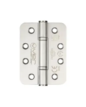 Click Here To Enlarge This Photo Of VHP-243R-S - Zoo Hardware Vier Grade 14 Low Maintenance Hinges &lpar;Radius&rpar; 102 x 76 x 3&period;4mm - Satin Stainless Steel