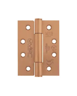 Click Here To Enlarge This Photo Of VHC243-PVDBZ - Zoo Hardware Vier Grade 14 Concealed Bearing Hinges &lpar;Square&rpar; 102 x 76 x 3mm - PVD Bronze