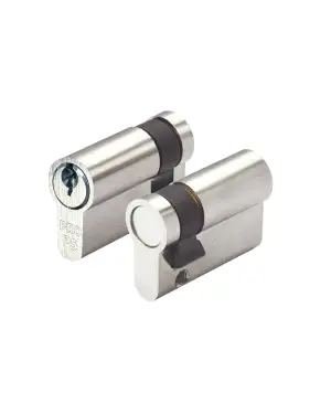 Click Here To Enlarge This Photo Of P5EP40SNPE - Zoo Hardware P5 &lpar;Contract&rpar; Euro Profile Single Cylinder 40mm &lpar;40&sol;10&rpar; Nickel Plated