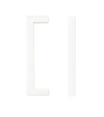 Click Here To Enlarge This Photo Of TDFPS-96-MW - Zoo Hardware Square Block Cabinet Pull Handle 96mm c&sol;c Matt White Finish