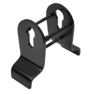 BLU Performance Classic Euro Cylinder Pull&comma; Back to back&comma; Up to 60mm Door Thickness&comma; 316 Stainless Steel in a PVD Satin Black Finish &lpar;CP30-MBL&rpar;