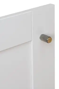 Click Here To Enlarge This Photo Of Eclipse 95613 18mm Knurled Cupboard Knob - Antique Brass