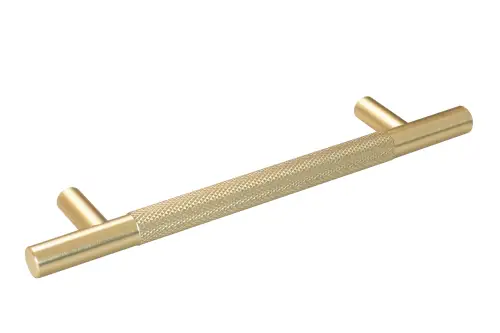 Click Here To Enlarge This Photo Of Eclipse 95624 128mm Knurled Cupboard Handle - Satin Brass