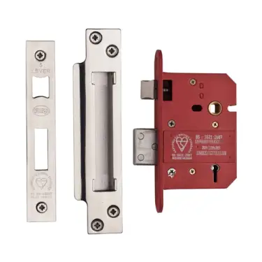 Click Here To Enlarge This Photo Of YKSLBS53N-PC&PN - M&period;Marcus York British Standard 5 Lever Sashlock 76mm &lpar;57mm backset&rpar;  - Polished Chrome Finish