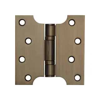 J9449AB Frelan Hardware Jedo Parliament Ball Bearing Hinges 102mm x 102mm x 3mm Antique Brass &lpar;G201 Stainless Steel&rpar;