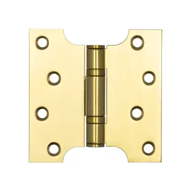 Click Here To Enlarge This Photo Of J9449PVD Frelan Hardware Jedo Parliament Ball Bearing Hinges 102mm x 102mm x 3mm Polished Brass &lpar;G201 Stainless Steel&rpar;