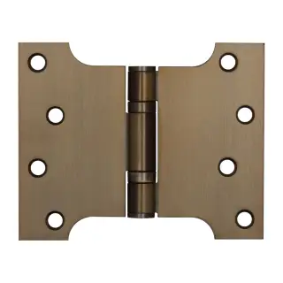 J9459AB Frelan Hardware Jedo Parliament Ball Bearing Hinges 102mm x 127mm x 3mm Antique Brass &lpar;G201 Stainless Steel&rpar;