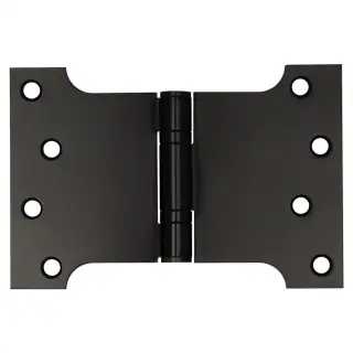 J9469MB Frelan Hardware Jedo Parliament Ball Bearing Hinges 102mm x 152mm x 3mm Matt Black &lpar;G201 Stainless Steel&rpar;