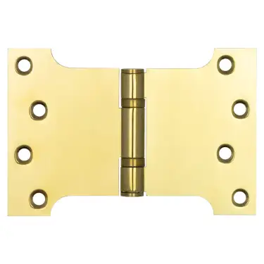 Click Here To Enlarge This Photo Of J9469PVD Frelan Hardware Jedo Parliament Ball Bearing Hinges 102mm x 152mm x 3mm Polished Brass &lpar;G201 Stainless Steel&rpar;