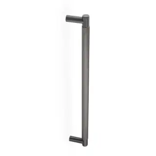 AW500-450-DBZPVD - Alexander & Wilks Spitfire Diamond Knurled Bolt Through Pull Handle 450mm c&sol;c - Dark Bronze PVD