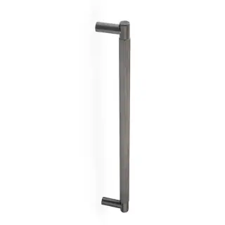 AW502-450-DBZPVD - Alexander & Wilks Spitfire Reeded Bolt Through Pull Handle 450mm c&sol;c - Dark Bronze PVD